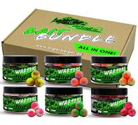 Magic Baits Bait Bundle Two Tone Wafters Set d'appâts tout-en-un Half Ups Boilies Pack économique Carp Hookbaits Lot avantageux Bouillettes en apesanteur
