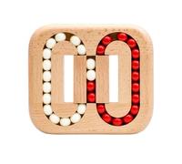 Magic Bean Cube Spinner Magic Beans I Q Game Puzzle rotatif en bois avec doigts rotatifs 11,5 x 13 x 2 cm