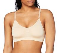 Magic Bodyfashion Comfort Bra Spaghetti Straps Soutien-Gorge sans Armatures, Beige, L Femme