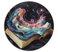 Magic Books 1000 Pieces Puzzles Ronds Puzzle De l'art De La Décoration Moderne Jeu Cadeau Unique Puzzle De Qualité Supérieure pour Adultes Et Enfants 1000pcs (67.5x67.5cm)