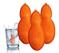 Magic Bottle Nettoyage Beans 3pcs Réutilisables Bouteille Nettoyage de en forme de pois nettoyant d'eau pour la magie orange interne