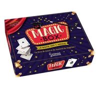 Magic Box, La Boite 100% Magie - Avec 1 Livre, 1 Foulard, 3 Gobelets, 4 Petites Boules, 4 Cartes Truquées, 1 Faux Pouce, 1 Jeu De Cartes Et 1 Baguette Magique