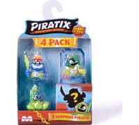 Magic Box Lot de quatre figurines Piratex Shark Treasure Multicolores Multicolores One Size