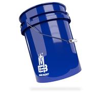 MAGIC BUCKET | Seau de lavage pour voiture à la main bleu | 5 US GALLONEN env. 20 litres | Compatible avec Grit Guard, Detail Guardz Dirt Lock, Chemical Guys Dirt Trap, Gamma Lids Couvercle