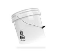 MAGIC BUCKET | Seau de lavage pour voiture blanc | 13 litres env. 13 litres | Compatible avec Grit Guard, Detail Guardz Dirt Lock, Chemical Guys Dirt Trap, Gamma Lids Couvercle