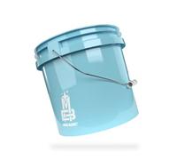 MAGIC BUCKET | Seau de lavage pour voiture Lavage à la main bleu layette | 13 litres env. 13 litres | Compatible avec Grit Guard, Detail Guardz Dirt Lock, Chemical Guys Dirt Trap, Gamma Lids Couvercle