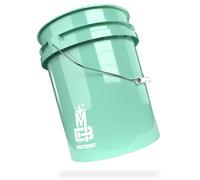 MAGIC BUCKET | Seau de lavage pour voiture lavage à la main menthe | 5 litres US environ 20 litres | Compatible avec Grit Guard, Detail Guardz Dirt Lock, Chemical Guys Dirt Trap, Gamma Lids