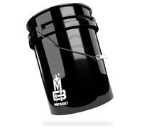 Magic Bucket | Seau de Lavage pour Voiture - Lavage à la Main Noir - 5 US Gal d'environ 20L - Compatible avec Les couvercles Grit Guard, Detail Guardz Dirt Lock, Dirt Trap, Gamma Lids