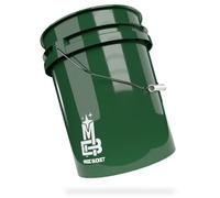 Magic Bucket Seau de Lavage pour Voiture - Lavage à la Main - Vert foncé - 5 gallons américains d'environ 20 litres - Compatible avec Grit Guard, Detail Guardz Dirt Lock, Chemical Guys Dirt Trap