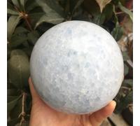 Magic Calcite Quartz Crystal Ball Ornaments (Size : 6-6.5cm)