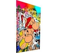 Magic Canvas Art Astérix Obelix Pop Art Impression sur toile 1 pièce Impression d'art mural de qualité supérieure - B8477 - Matériau : poster non encadré - Dimensions : 60 x 40 cm