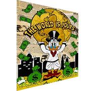 Magic Canvas Art Dagobert Duck World Pop Art Impression sur toile 1 pièce Impression sur toile de qualité supérieure - B8319 Matériau : poster sans cadre, dimensions : 60 x 30 cm