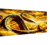 Magic Canvas Art - Images Dragon Ball DBZ Son Goku Impression sur Toile 1 Pièce Haute Qualité Moderne Tableau Mural Décoration Design - A3190, Taille : 160 x