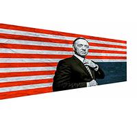 Magic Canvas Art - Images série House of Cards Francis Impression sur toile 1 pièce de qualité supérieure - Impression murale moderne - P5166 - Dimensions : 60 x 40 cm