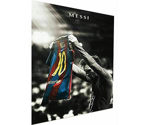 Magic Canvas Art - Images sur toile Motif football Lionel Messi - 1 pièce - Impression d'art moderne - Décoration murale - B8308 - Dimensions : 40 x 30 cm