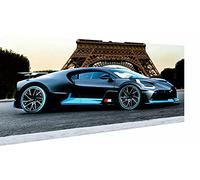Magic Canvas Art - Images sur toile pour voitures de sport Bugatti - 1 pièce - Impression d'art moderne - Décoration murale - Dimensions : 120 x 60 cm