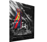 Magic Canvas Art Lionel Messi Fight Pop Art Impression sur toile 1 pièce Impression murale de qualité supérieure - B8384 - Matériau : verre acrylique - Dimensions : 40 x 30 cm