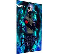 Magic Canvas Art Naruto Kakashi B8403 Impression sur toile 1 pièce Impression sur toile de haute qualité Motif animée Sans cadre Dimensions : 75 x 50 cm