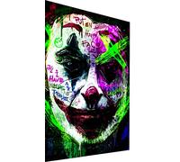 Magic Canvas Art - Photos Abstrait Joker Clown Toile 1 Pièce Impression D'Art De Haute Qualité Moderne Mur Photos Murales Décoration Murale Design Mur Image - B8278 Matériel : Toile, Taille : 40x30cm,