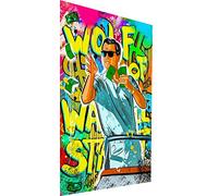 Magic Canvas Art Wolf Wall Street Auto Pop Art Impression sur toile 1 pièce Impression murale de qualité supérieure - B8498 Matériau : poster sans cadre Dimensions : 40 x 30 cm