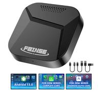 Magic Carplay Box, appareil de streaming magique pour voiture, Android 13 sans fil CarPlay AI Box avec Netflix YouTube Play Store, 8 cœurs, 8 Go + 128 Go, compatible uniquement avec voiture avec