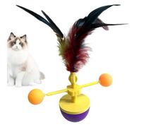 Magic Cat Play Balls - Interactive Teaser Toy for Cats, Kitten Catnip Ball | Outils d'entraînement à mâcher, boules de jouets de chats et de chats gonflables, outils d'entraînement en soulagement du s