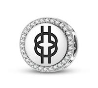 Magic Charms Adinkra Nyansapo Bracelet en argent sterling 925 avec symboles ethniques et culturels Cadeaux pour femmes