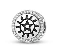 Magic Charms Argent sterling 925 Adinkra Sesa Wo Suban Bijoux Fit Bracelet Charme Ethnique Culturelle Symboles Cadeaux pour Femmes