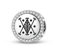 Magic Charms Argent sterling 925 Amérique centrale Ayizan Velekete Bijoux Fit Bracelet Charme Ethnique Culturelle Symboles Cadeaux pour Femmes