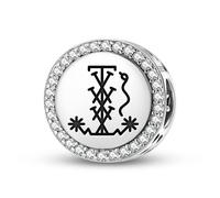 Magic Charms Argent sterling 925 Amérique centrale Shango Bijoux Fit Bracelet Charme Symbole ethnique culturel Cadeaux pour les femmes