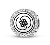 Magic Charms Argent sterling 925 Anthroposophy Taurus Seal Bijoux Fit Bracelet Charme Ethnique Culturelle Symboles Cadeaux pour Femmes