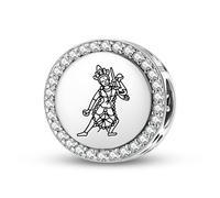 Magic Charms Argent sterling 925 Bouddhiste Gods Vajrayogini Bijoux Fit Bracelet Charme Symbole ethnique culturel Cadeaux pour femmes