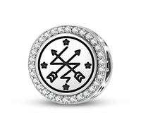 Magic Charms Argent sterling 925 Central America Oya Bijoux Fit Bracelet Charme Ethnique Culturelle Symboles Cadeaux pour Femmes