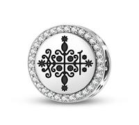 Magic Charms Argent sterling 925 Central America Papa Legba Bijoux Fit Bracelet Charme Ethnique Culturelle Symboles Cadeaux pour Femmes