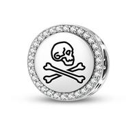 Magic Charms Argent sterling 925 Jolly Roger Drapeaux pirate Henry Every Bijoux Fit Bracelet Charme Ethnique Culturelle Symboles Cadeaux pour Femmes