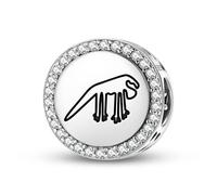 Magic Charms Argent sterling 925 Nazca lines The Iguana Bijoux Fit Bracelet Charme Ethnique Culturelle Symboles Cadeaux pour Femmes