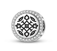 Magic Charms Argent sterling 925 Persian Herati Bijoux Fit Bracelet Charme Ethnique Culturelle Symboles Cadeaux pour Femmes