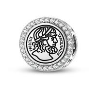 Magic Charms Argent sterling 925 Roman Empire Tarquinius Priscus Bijoux Fit Bracelet Charme Symbole ethnique culturel Cadeaux pour femmes