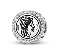 Magic Charms Argent sterling 925 Roman Empire Tullus Hostilius Bijoux Fit Bracelet Charme Symbole ethnique culturel Cadeaux pour femmes