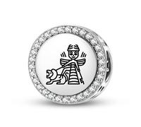 Magic Charms Argent sterling 925 Sumerian Inanna Ishtar Bijoux Fit Bracelet Charme Ethnique Culturelle Symboles Cadeaux pour Femmes