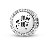 Magic Charms Bracelet en argent sterling 925 Nazca Lines The Parrot Bijoux Fit Bracelet Charm symboles ethniques culturels Cadeaux pour femmes