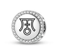 Magic Charms Bracelet en argent sterling 925 Persian Rashnu - Symbole ethnique et culturel - Cadeau pour femme