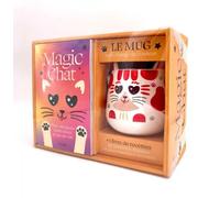 Magic Chat - Coffret Avec 1 Mug Qui Change De Couleur + 1 Livre De Recettes