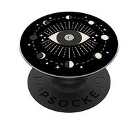 Magic Circle Space Sun Lune Masonic Troisième Œil Tout Voit PopSockets PopGrip Interchangeable