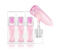 Magic Color Changing Lip Oil, Magic Color Changing Lip Gloss,Hydrating Lip Gloss Lip Balm Transparent Lip Care,Waterproof & Long Lasting (3pcs)