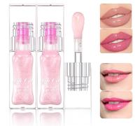Magic Color Changing Lip Oil v2,Boss Up Color Changing Lip Oil,Bossup Lip Oil,Lip Oil By Bossup Cosmetics,Moisturizing Lip Glow Oil Plumping Glimmer Glow Lipstick,Long Lasting Non-Sticky (2PCS)