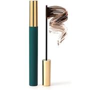 Magic Color Skinny Mascara,Colorful Thick Curling Skinny Mascara,4D Silk Fiber Eyelash Mascara,Natural Waterproof Long-Lasting Non-Smudge (Brown)