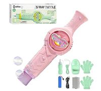 Magic Colorful Smoke Bubble Machine, Rechargeable Automatic Fog Bubble Maker, Magic Smoke Bubbles Wand for Kids, Summer Outdoor Play, Birthday Parties and Interactive (A2)