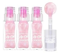 Magic Colour Changing Lip Oil,Conversion Lip Oil,Conversion Lip Stain,Brush Head Hydrating Glitter Gloss,Long Lasting Moisturizing
