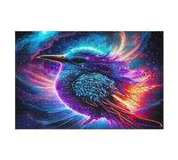 Magic Corbeau Puzzles Adulte 1000 Pieces Cadeau Famille Puzzle Classique 3D EnfFourmisJouet en Bois Cadeau Unique （75×50cm）